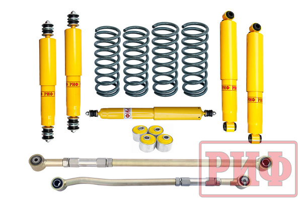 Лифт-комплект РИФ Nissan Patrol Y60 и Y61 до 2000 года средний лифт 50 мм (правый руль)