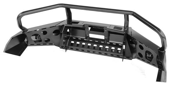 Бампер РИФ передний Toyota Hilux 2015-2020 доп. фарами, защитной дугой и защитой бачка омывателя