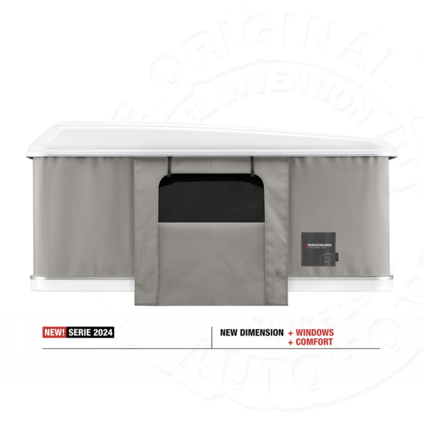 3 Палатка на крышу автомобиля AUTOHOME MAGGIOLINA AIRLANDER PLUS LARGE, серый тент, лестница 215 мм 3 Палатка на крышу автомобиля AUTOHOME MAGGIOLINA AIRLANDER PLUS LARGE, серый тент, лестница 215 мм