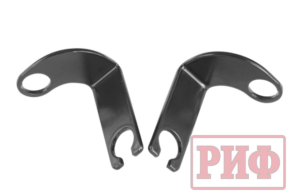 Комплект кронштейнов РИФ для переноса крепления тормозных шлагнов на УАЗ Патриот под лифт 50 мм