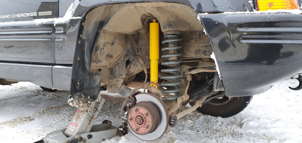 Амортизатор РИФ передний Jeep Grand Cherokee ZJ лифт 30 мм