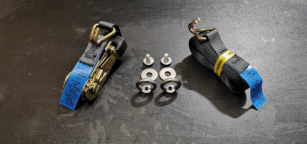 Крепеж для крепления груза к алюминиевому багажнику (платформе) РИФ