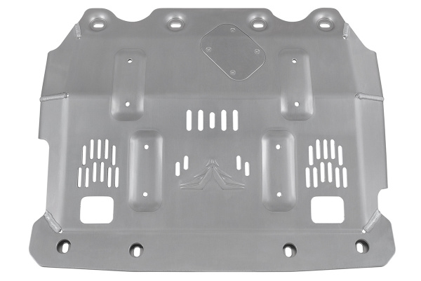 Защита Falcon радиатора, картера, РК, КПП для Haval H5 4 2.0T, бензин, (2023+), алюм. 8 мм