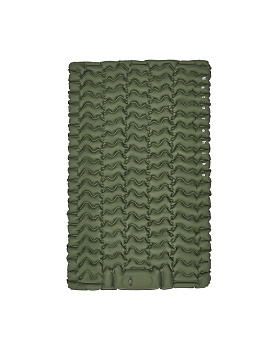 Коврик надувной Naturehike FC01 200х125х6,5 см, двойной, с насосом, зеленый