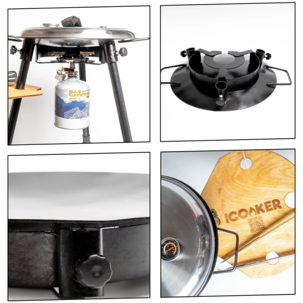 4 Скоттл гриль iCooker TogGo (газовый садж)