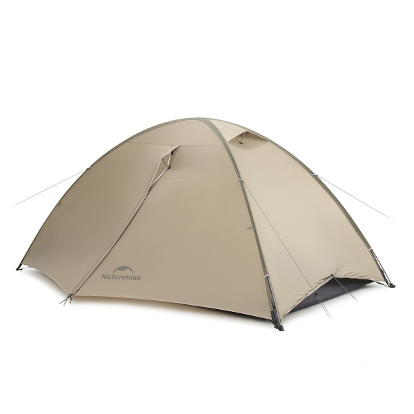 Палатка Naturehike Jiling PRO 1-местная, алюминиевый каркас, сверхлегкая, светло-коричневая