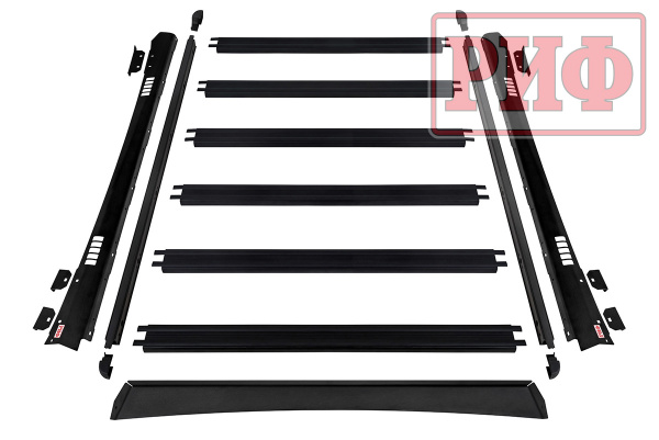 Багажник экспедиционный (платформа) алюминиевый РИФ 1250x1420 мм для Changan Hunter Plus (с крепежом)