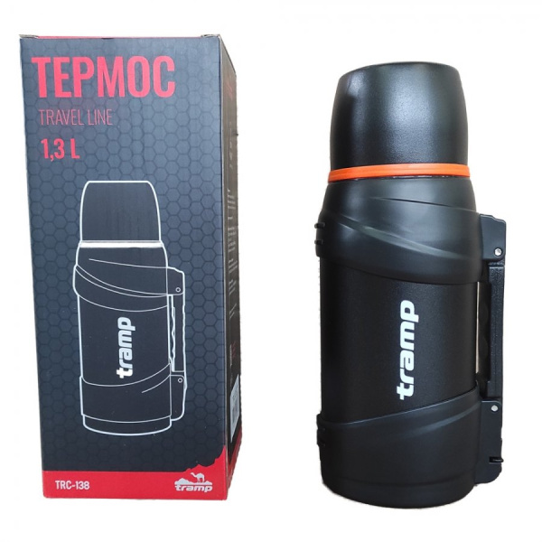 Термос TRAMP Travel 1,3л. Черный