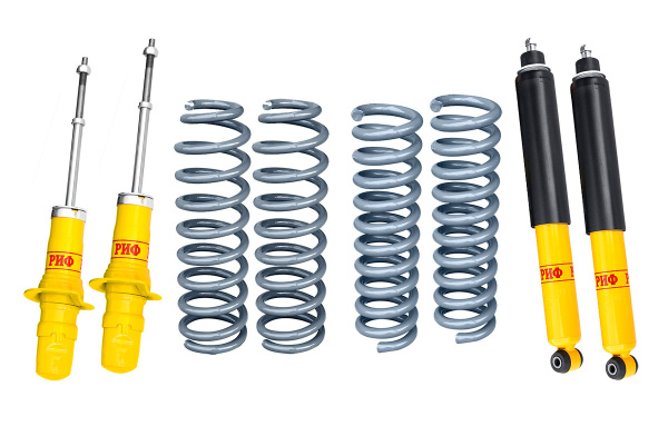 Комплект РИФ усиленной стандартной подвески для SsangYong Rexton 2 XVT(незав. задн. подвеска) +75 кг