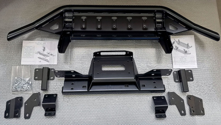 Бампер РИФ силовой передний Toyota Hilux 2020+ (устанав. с площадками RIFREV-30000/RIFREV-30001)