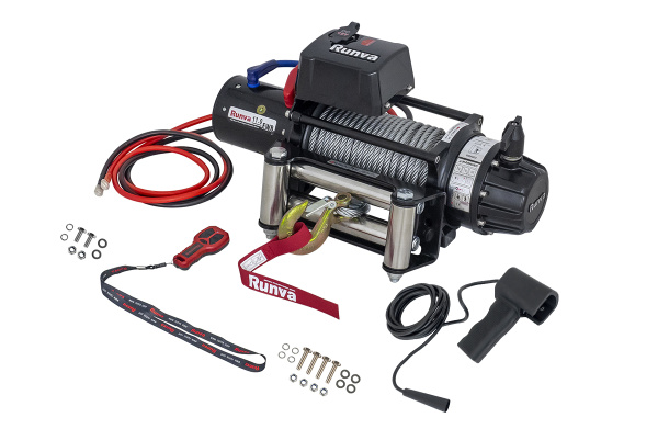 Лебёдка автомобильная электрическая 12V Runva EWB11000S 5000 кг (влагозащищенная)