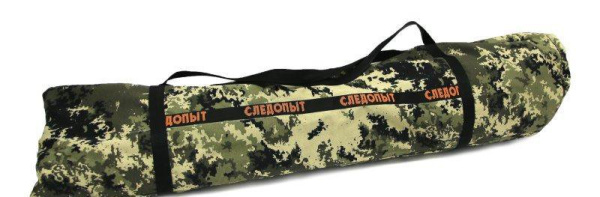 Раскладушка туристическая "СЛЕДОПЫТ" в чехле, 1750х650х400 мм, труба оцинкованная 25х25 мм 400 кг