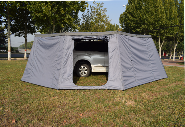 Стенки к автомобильной веерной маркизе (тамбур) РИФ 2.3х2 м, (правые) увеличенные