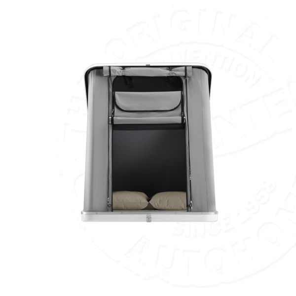 4 Палатка на крышу автомобиля AUTOHOME COLUMBUS VARIANT MEDIUM GRAY X-LONG, тент серый, лестница 215 4 Палатка на крышу автомобиля AUTOHOME COLUMBUS VARIANT MEDIUM GRAY X-LONG, тент серый, лестница 215