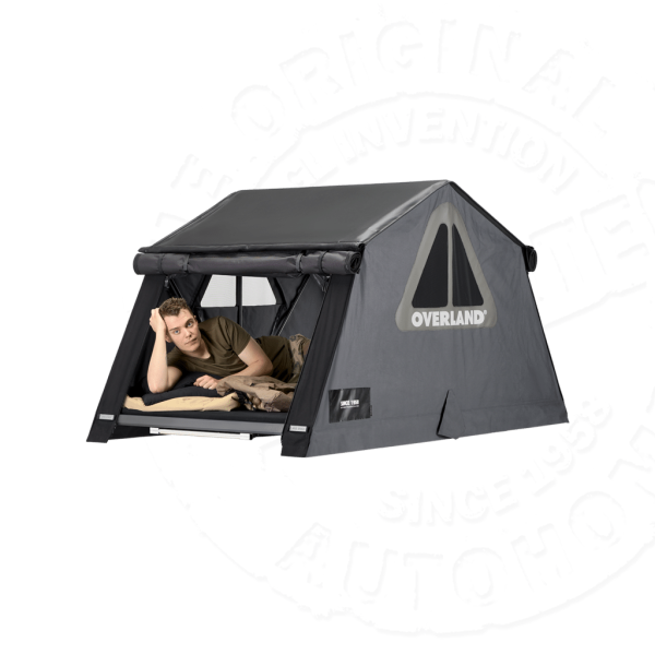 Палатка на крышу автомобиля AUTOHOME OVERLAND SMALL SAFARI EXPLORER, тент карбон, лестница 220 мм