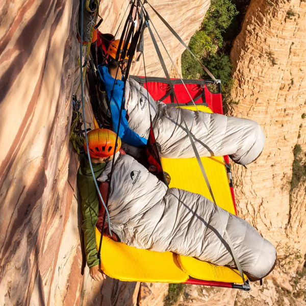 4 Мешок спальный Naturehike SnowBird, 205х80 см, L (980G), (правый) (ТК: -7°C), серый/коричневый