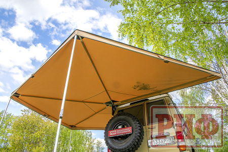 Маркиза автомобильная РИФ веерная 2,5х2,5 м (левая)