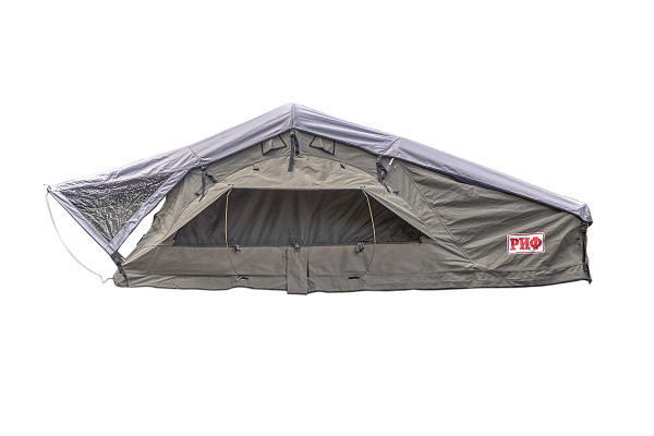 Палатка на крышу автомобиля РИФ Soft RT02-120, тент серый, 400 гр., 120х240х115 Палатка на крышу автомобиля РИФ Soft RT02-120, тент серый, 400 гр., 120х240х115