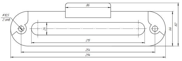Клюз лебедки для стального троса