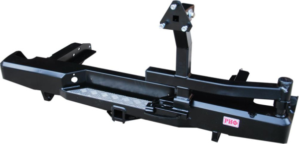 Бампер РИФ задний Nissan NP300 с фаркопом и калиткой кузов 1395 мм