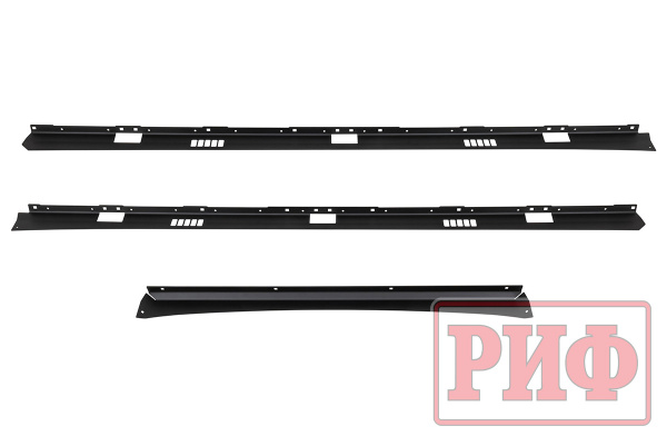 Багажник экспедиционный (платформа) алюминиевый РИФ 1250x2080 мм для Toyota Land Cruiser 80 (с крепежом)