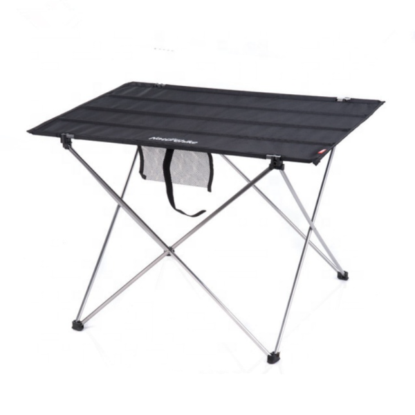 Стол туристический Naturehike алюминиевый, 75х50х52 см, складной, черный
