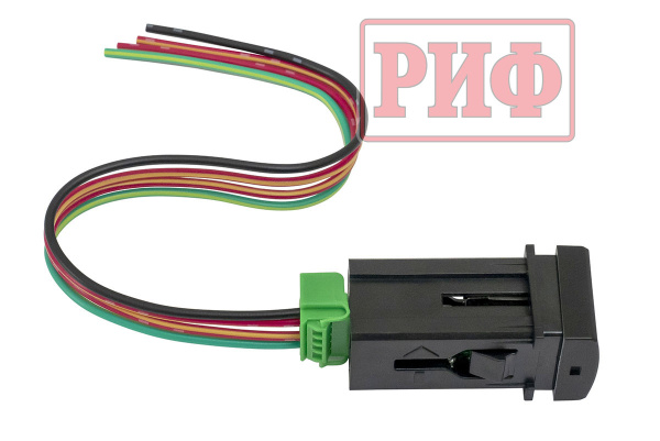 Кнопка ВКЛ/ВЫКЛ, голубой, FRONT LIGHTS TOYOTA 22x22