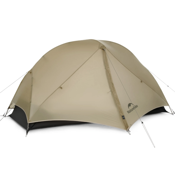 Палатка Naturehike Mongar UL 1-местная, алюминиевый каркас, сверхлегкая, песочная