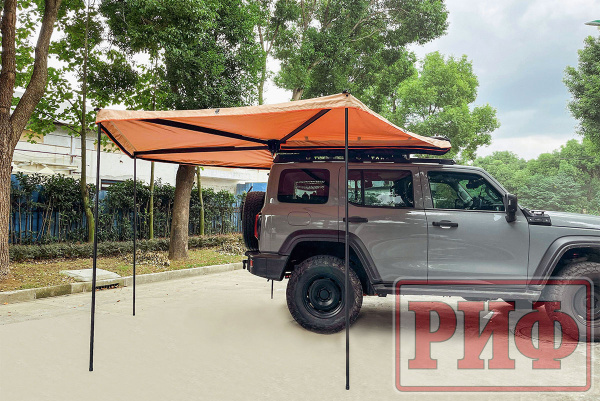 1 Маркиза автомобильная РИФ веерная 2,0х2,0 м (правая)