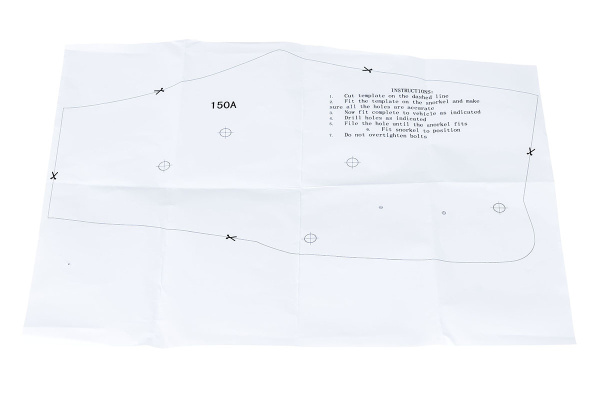 Шноркель для Toyota Land Cruiser Prado 150 (3.0 TD, 1KD-FTV) (ST150A)