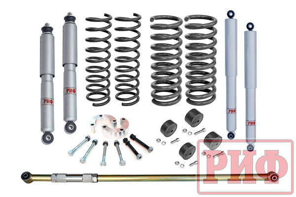 Лифт-комплект РИФ газовый ВАЗ Нива 21214М лифт 50 мм +0-50 кг
