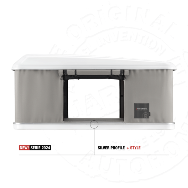 2 Палатка на крышу автомобиля AUTOHOME MAGGIOLINA AIRLANDER PLUS LARGE, серый тент, лестница 215 мм 2 Палатка на крышу автомобиля AUTOHOME MAGGIOLINA AIRLANDER PLUS LARGE, серый тент, лестница 215 мм