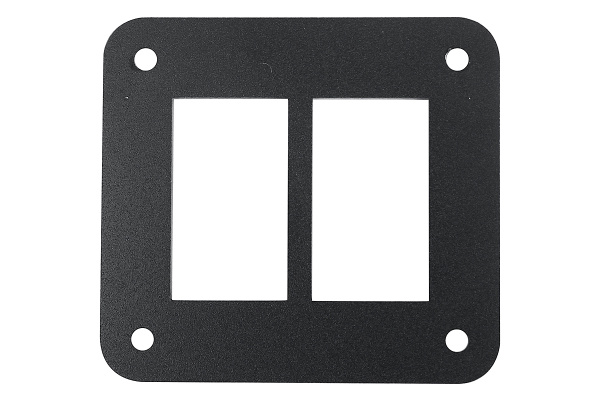 Панель кнопок монтажная два отверстия