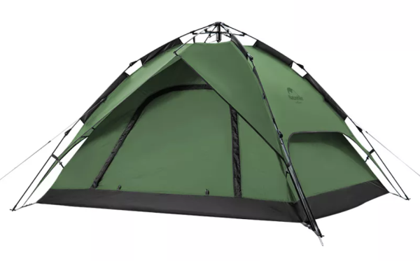 Палатка Naturehike 3-местная, быстросборная, зеленая