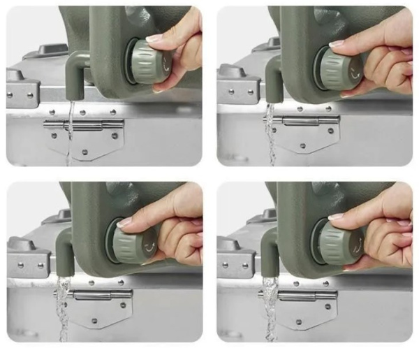 Канистра Naturehike кемпинговая, 12 л. зеленая