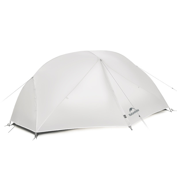 Палатка Naturehike Mongar PRO 1-местная, алюминиевый каркас, светло-серая