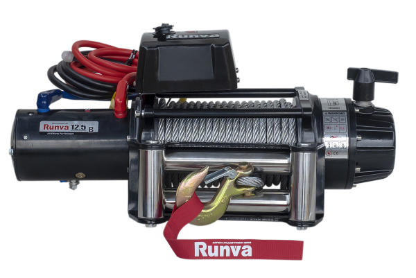 Лебёдка электрическая 24V Runva EWB12500S24V 5670 кг (влагозащищенная)