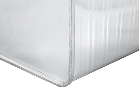 Ящик алюминиевый РИФ усиленный с замком 782х585х412 мм (ДхШхВ)