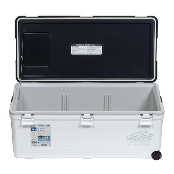 1 Термобокс SHINWA Holiday Land Cooler 76H белый