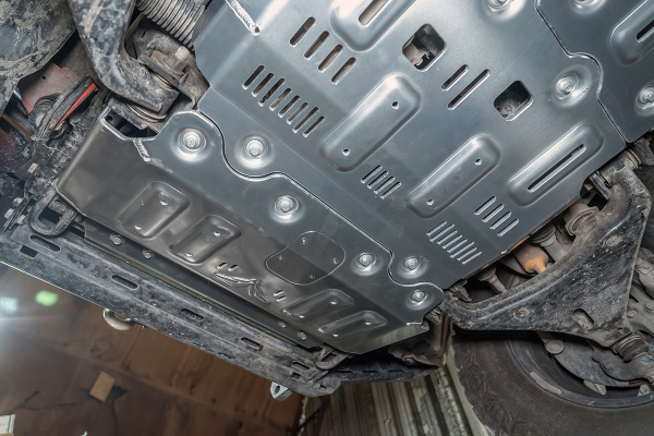 Защита Falcon радиатора, картера, РК, КПП для Toyota Hilux 2015-2024, алюминий, 8 мм