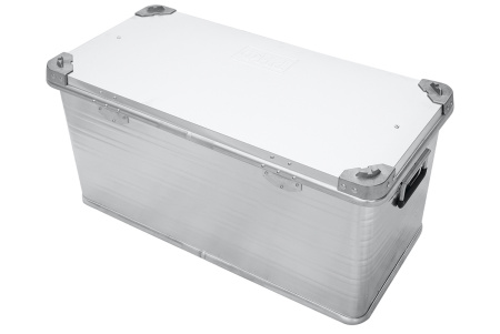 Ящик алюминиевый РИФ усиленный с замком 782х385х379 мм (ДхШхВ)