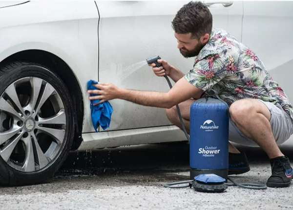 Душ кемпинговый Naturehike с ножным насосом