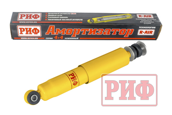 Амортизатор усиленный РИФ передний Toyota Land Cruiser 100 штаный и лифт 0-25 мм