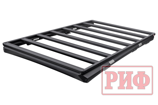 Багажник экспедиционный (платформа) алюминиевый РИФ 1150x2080 мм для Toyota Land Cruiser Prado 150 (с крепежом)