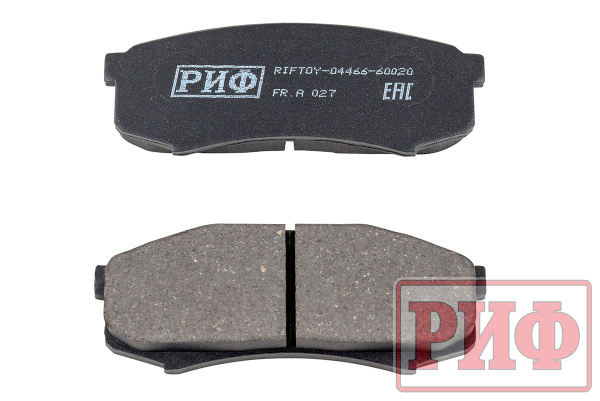 Колодки тормозные задние РИФ Toyota LC 120, Mitsubishi Pajero 3, 4