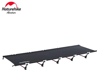 Раскладушка Naturehike XJC05, 190х65х15 см, до 150 кг, черная