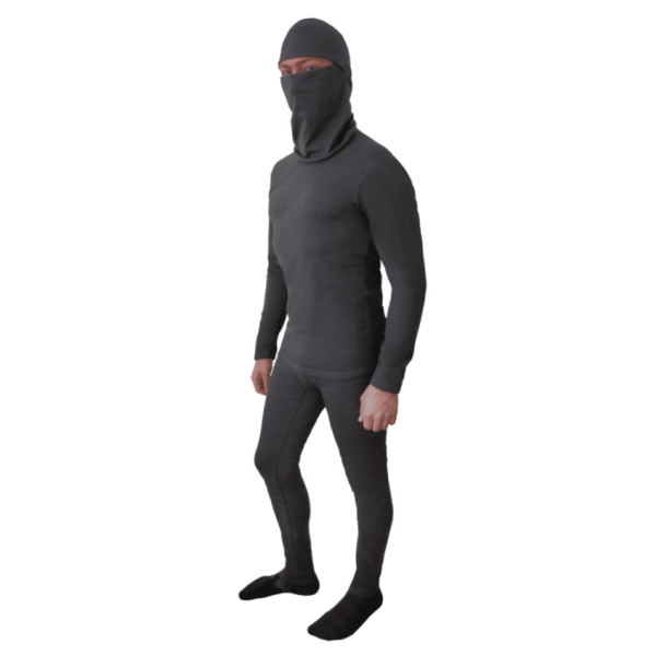 2 Термобелье комплект Btrace Mild Fleece (Футболка с длинными рукавами + кальсоны), S (42-44) Черный