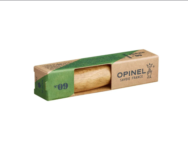Нож Opinel №9, нержавеющая сталь, дубовая рукоять