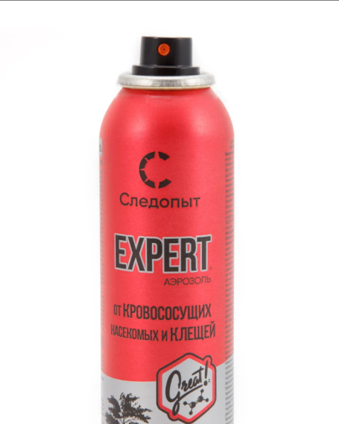 3 Репеллент СЛЕДОПЫТ EXPERT GREAT FORMULA,от всех видов летающих насекомых и клещей