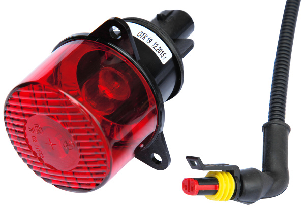 Фонарь заднего бампера РИФ красный